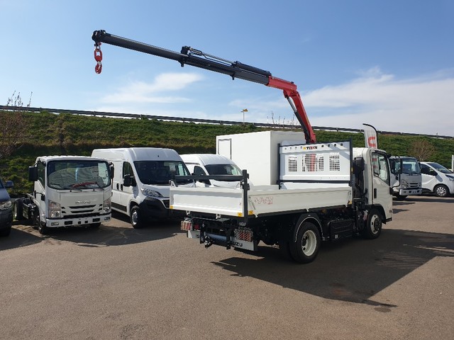 Isuzu AFT369 L35 IS 150 F MECA + BENNE ACIER 3200 + PK2900B